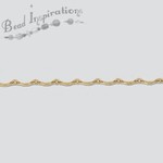 Gold Filled Curved Bar Link Chain 7.6mm
