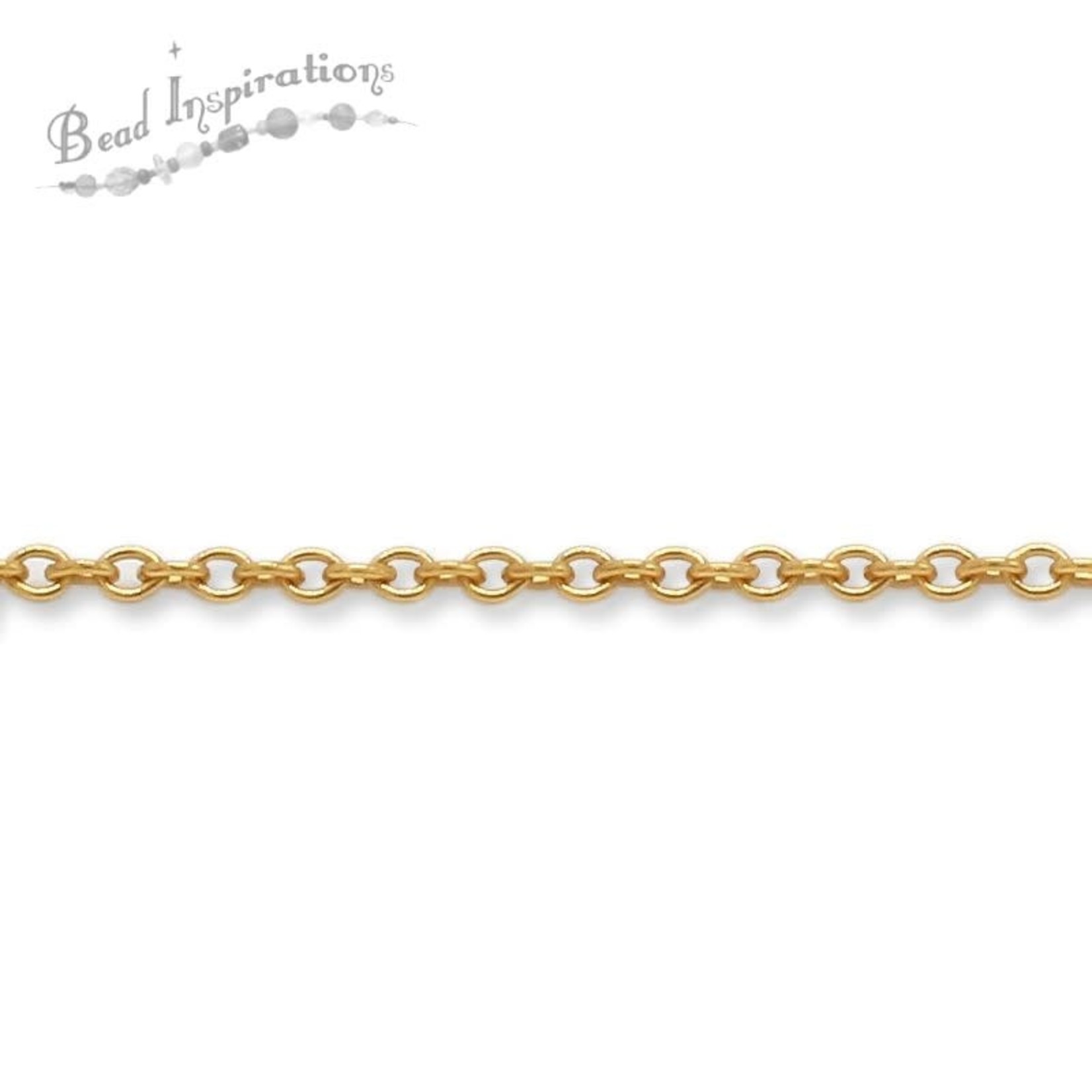 Gold Filled Fine Cable Chain 1.5x1mm - 1"