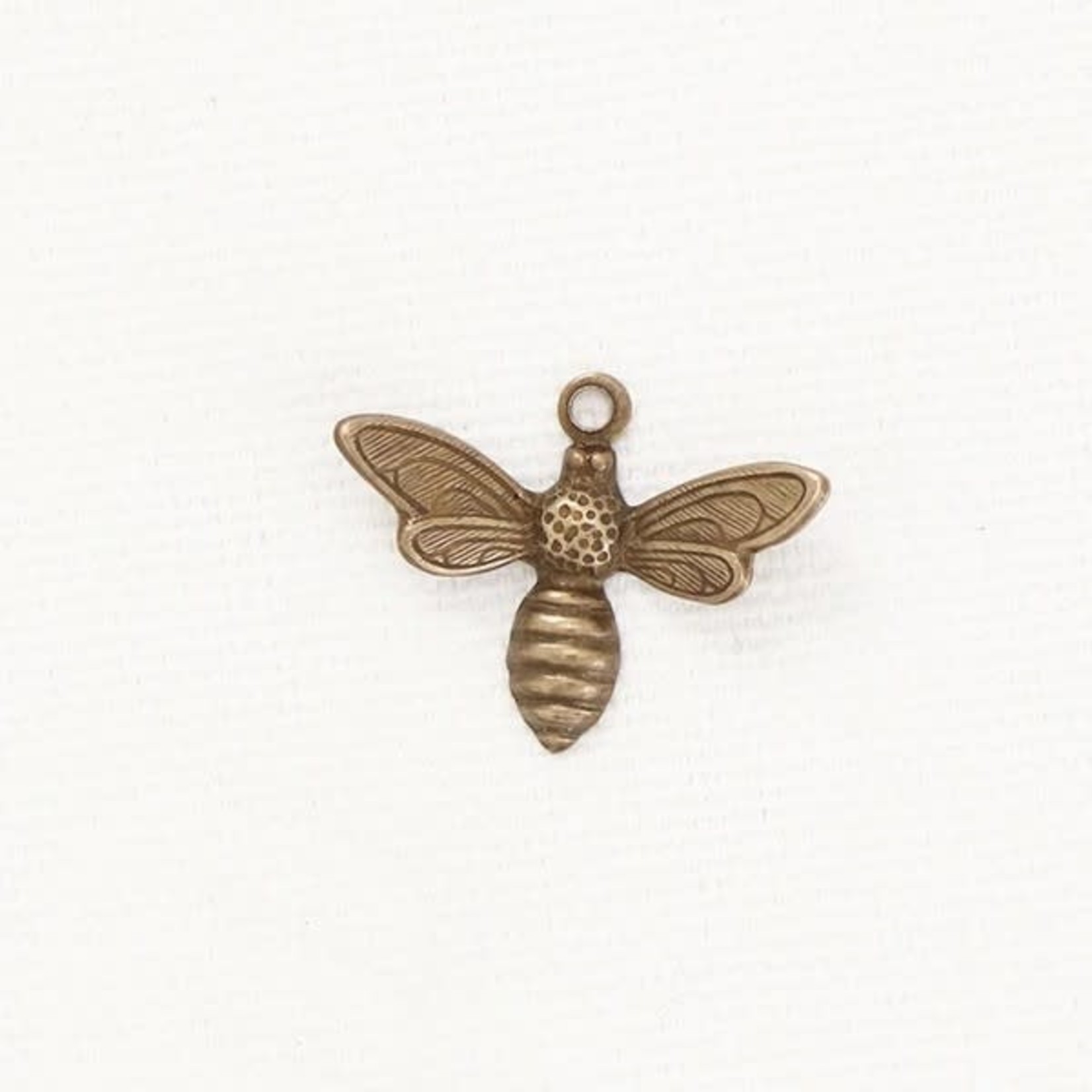 Vintaj Vintaj Brass 13x17mm Busy Bee Charm