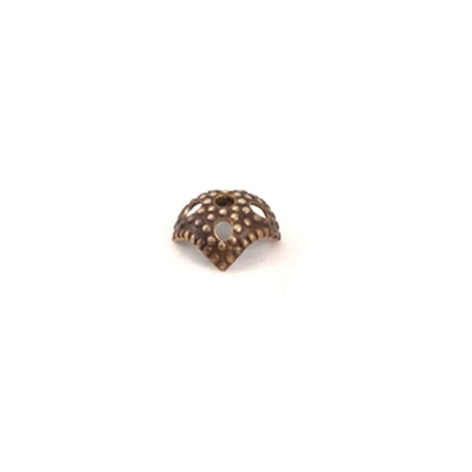 Vintaj Vintaj Brass Square Bead Cap 7mm