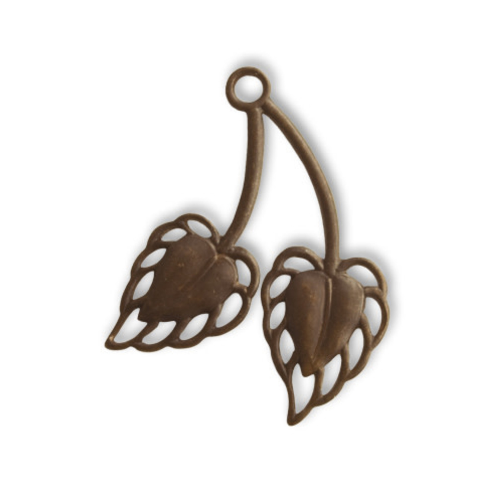 Vintaj Vintaj Brass Wildwood Charm 32x24mm