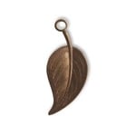 Vintaj Vintaj  29x12mm Catalpa Leaf Charm