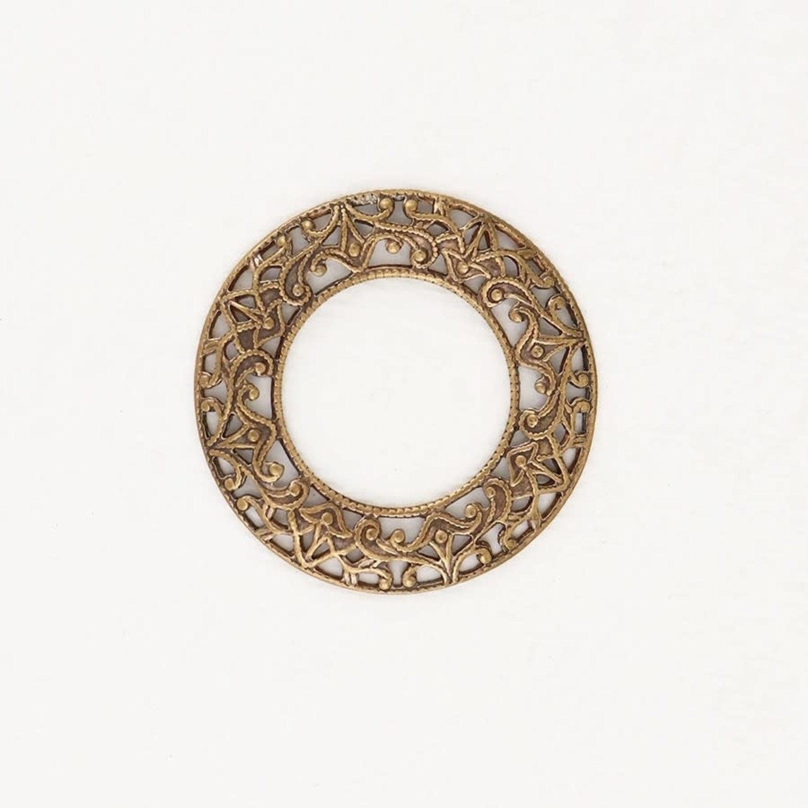 Vintaj Vintaj Brass Scrolled Filigree Ring