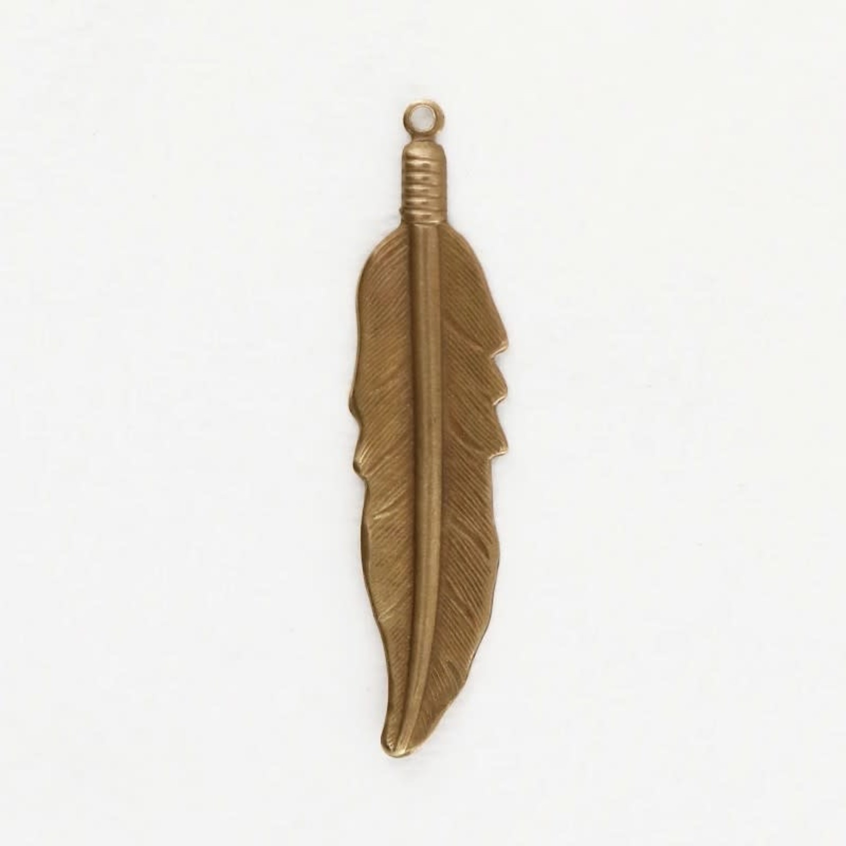Vintaj Vintaj Brass Native Feather