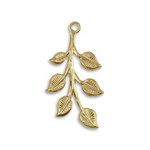 Vintaj Vintaj Vogue Brass Spring Leaves