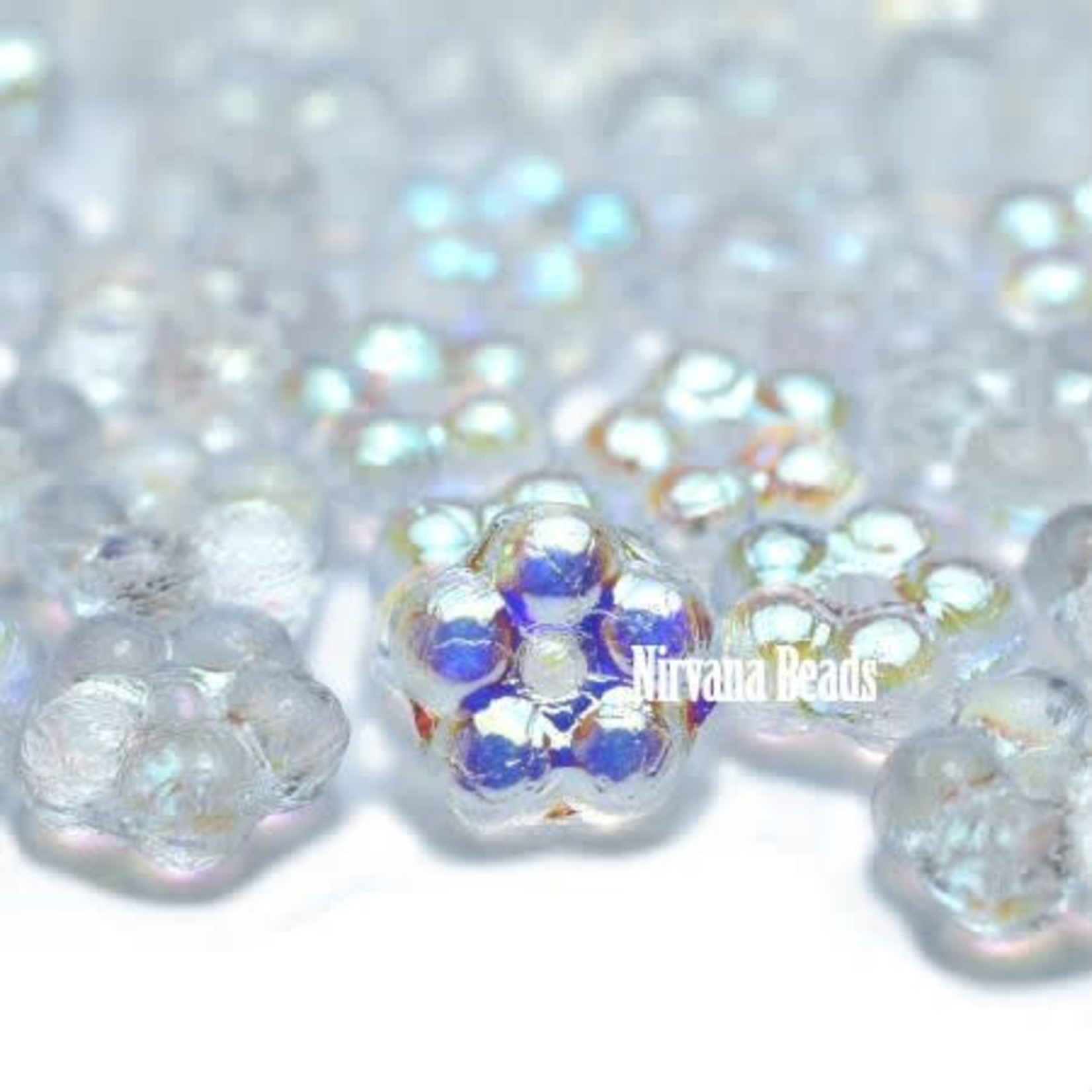 Czech Glass Spacer 5mm Bead Strand