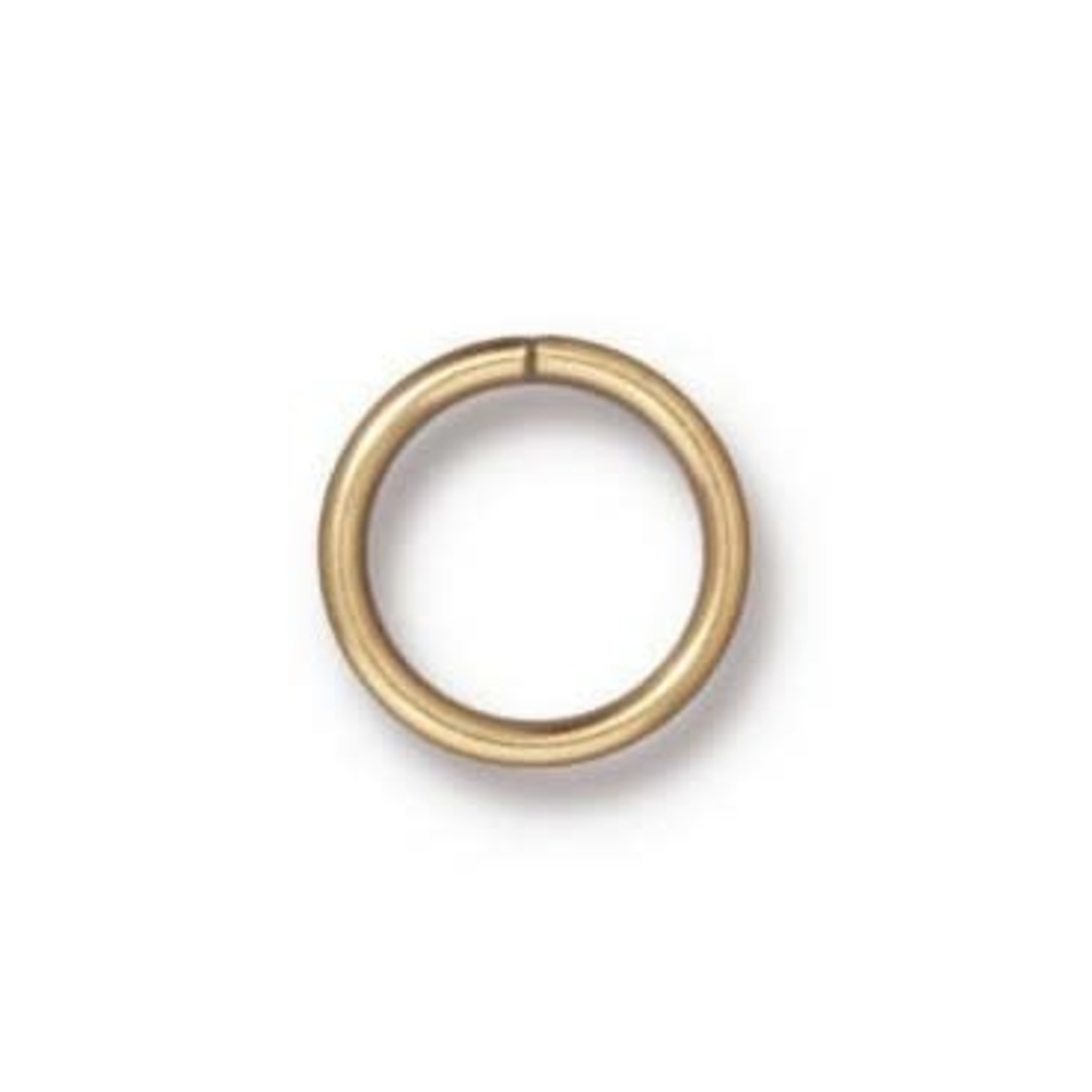 TierraCast Tierracast Gold Plated Round Jump Ring 18 Ga, 8mm - Single