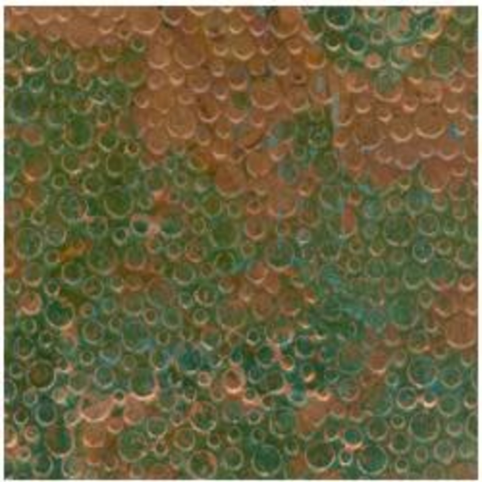 Lillypilly Designs Embossed Patina Copper Sheet - Verde
