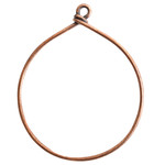 Nunn Design Wire Frame Large Hoop- Antique Copper
