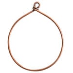 Wire Frame Large Hoop- Antique Copper
