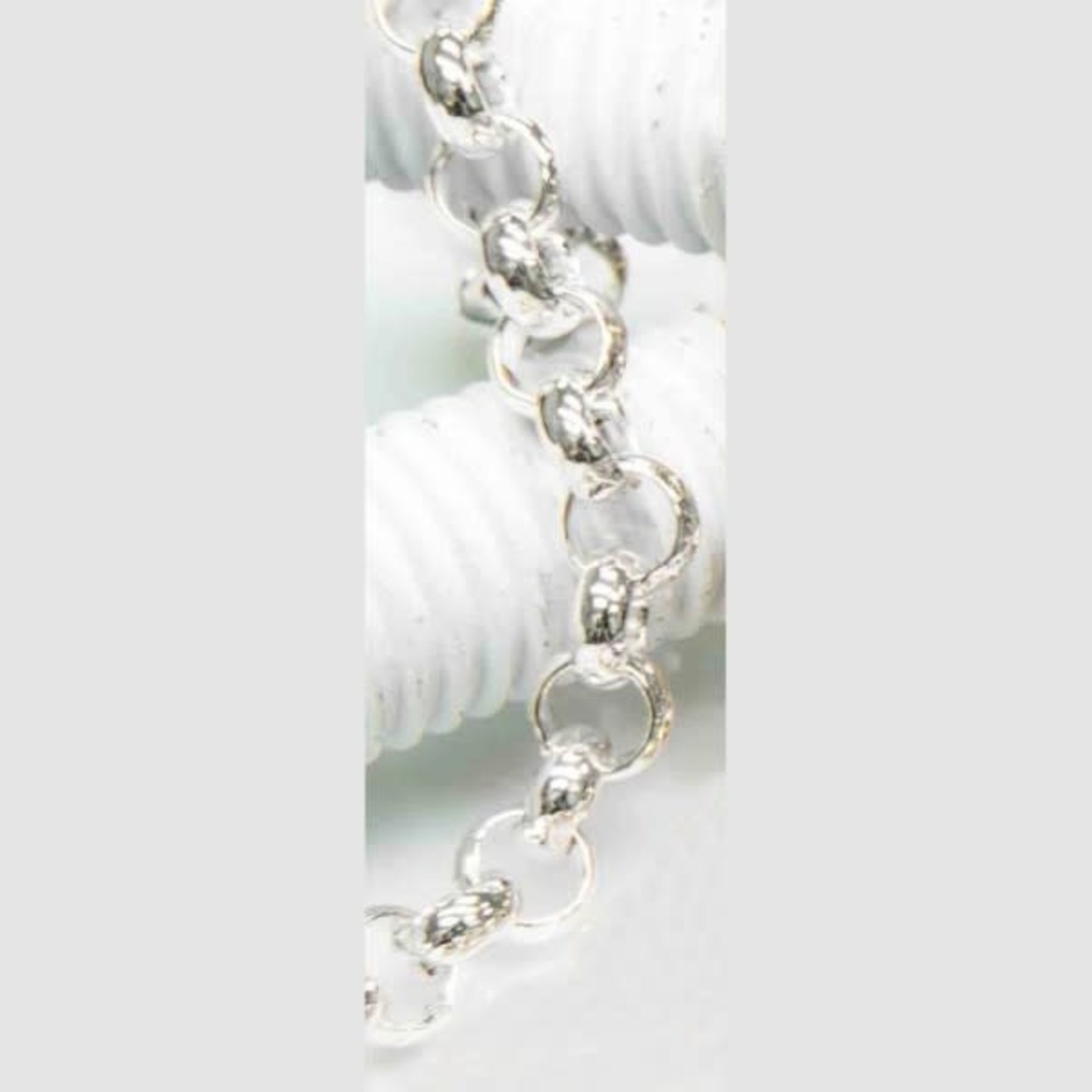 Rolo Chain 5mm Large - Silver Plated