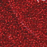 Miyuki Miyuki 8/0 Silver-lined Ruby Seed Beads - 22gm tube