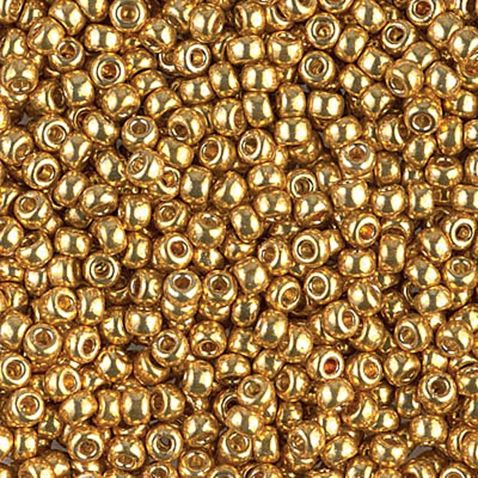 Miyuki Miyuki 8/0 Duracoat Galvanized Gold Seed Beads