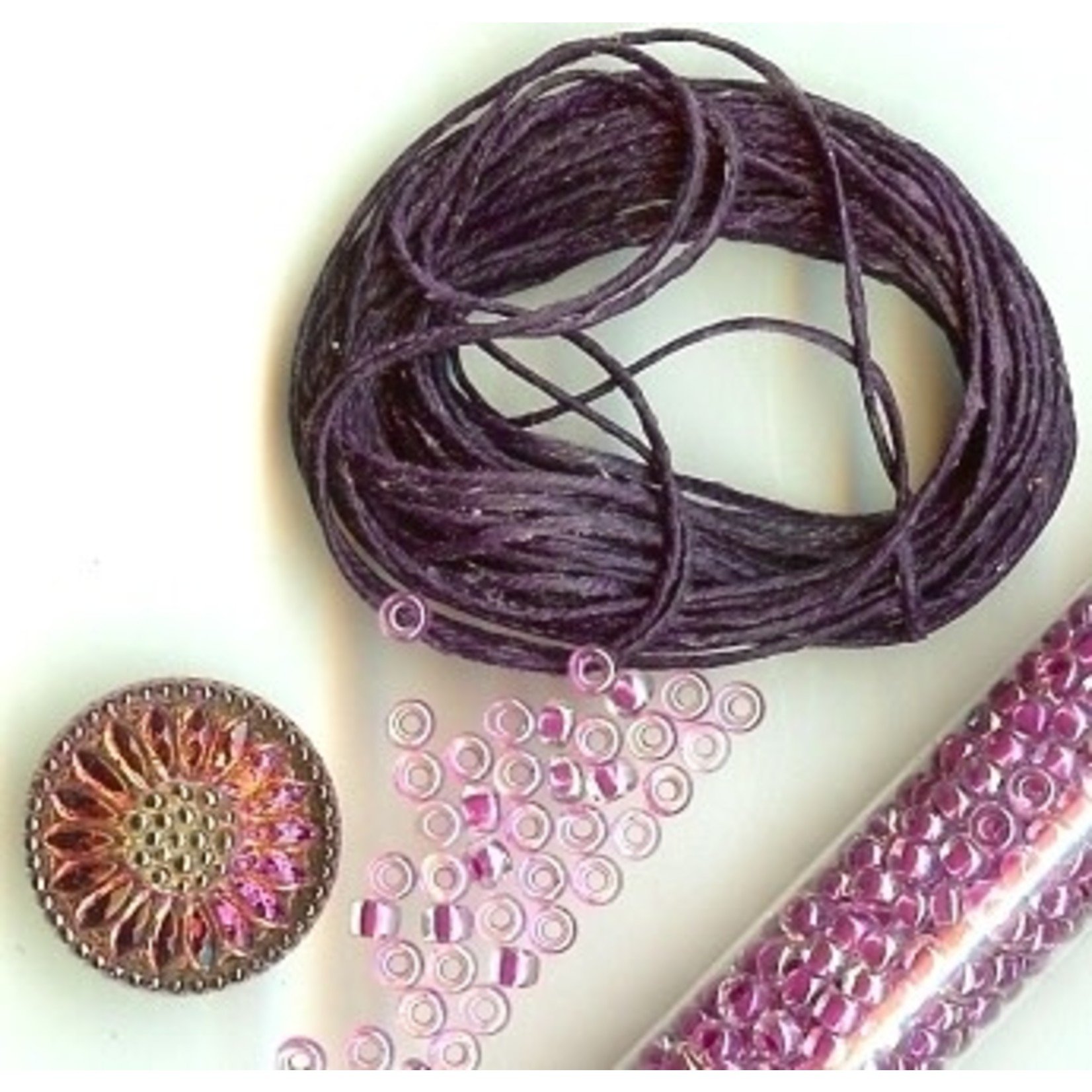 Miyuki Miyuki 8/0 Raspberry-lined Crystal AB Seed Beads - 22gm tube