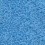 Miyuki Delica 11/0 Matte Opaque Light Blue Seed Beads