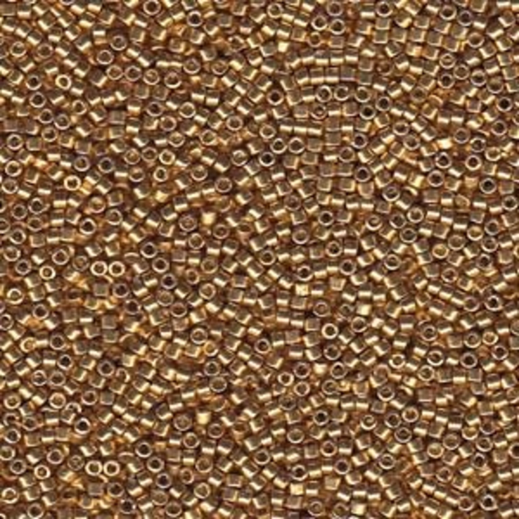 Miyuki Delica 11/0 Duracoat Galvanized Gold Seed Beads