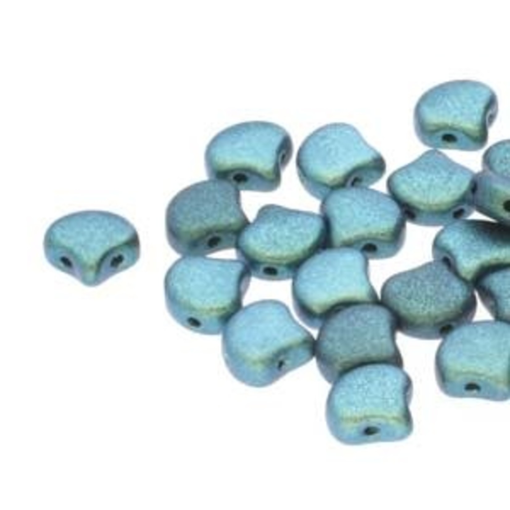 Ginko Beads 7.5mm Polychrome Mint Chocolate