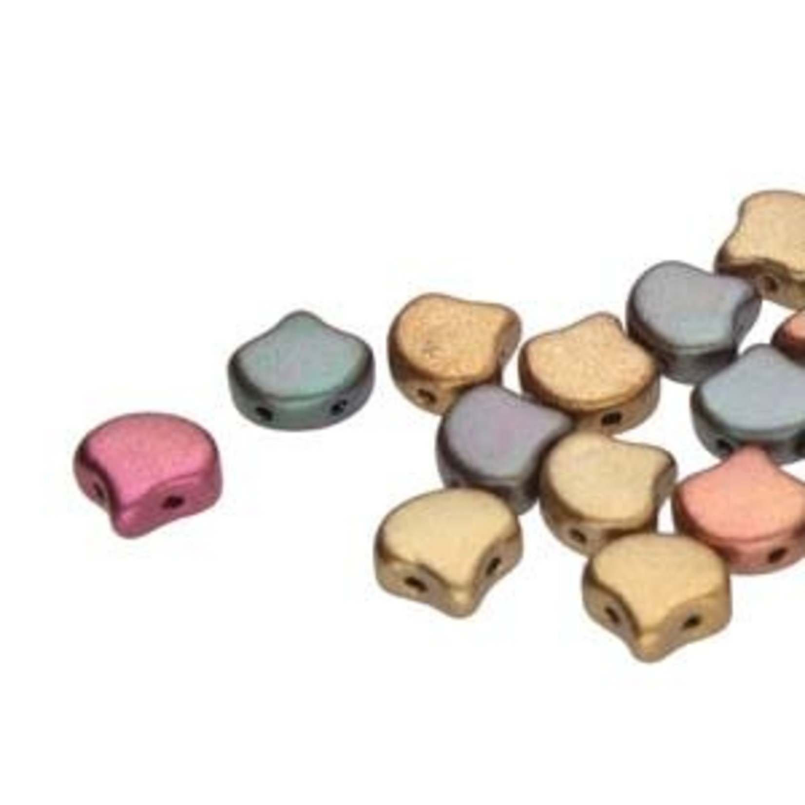 Matubo Ginko Beads 7.5mm Violet Rainbow