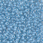 Miyuki Miyuki 8/0 Sky Blue-lined Crystal Seed Beads - 22gm tube