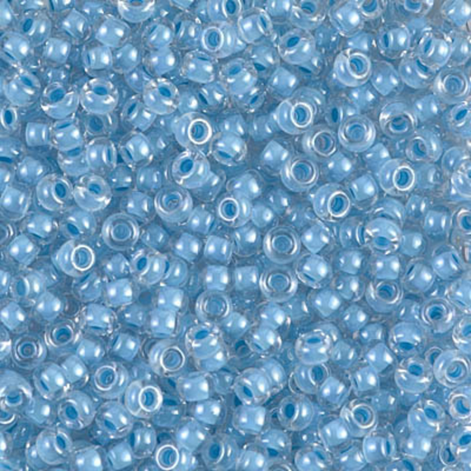 Miyuki Miyuki 8/0 Sky Blue-lined Crystal Seed Beads - 22gm tube