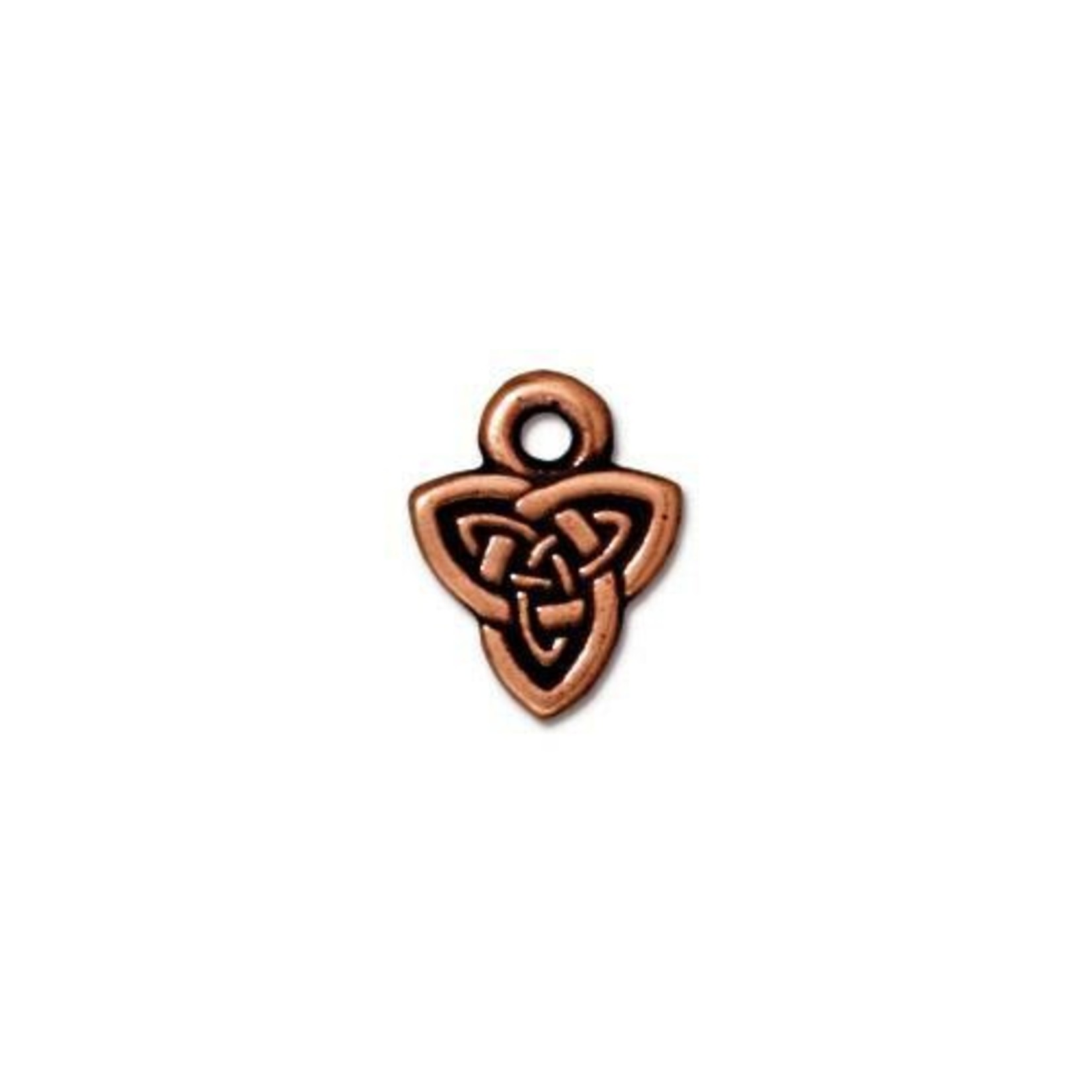 TierraCast Celtic Triad Copper Plated Charm