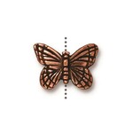 TierraCast Butterfly Bead Antique Copper Plated