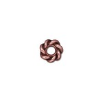 TierraCast Tierracast Antique Copper Plated 8mm Wide Twisted Spacer