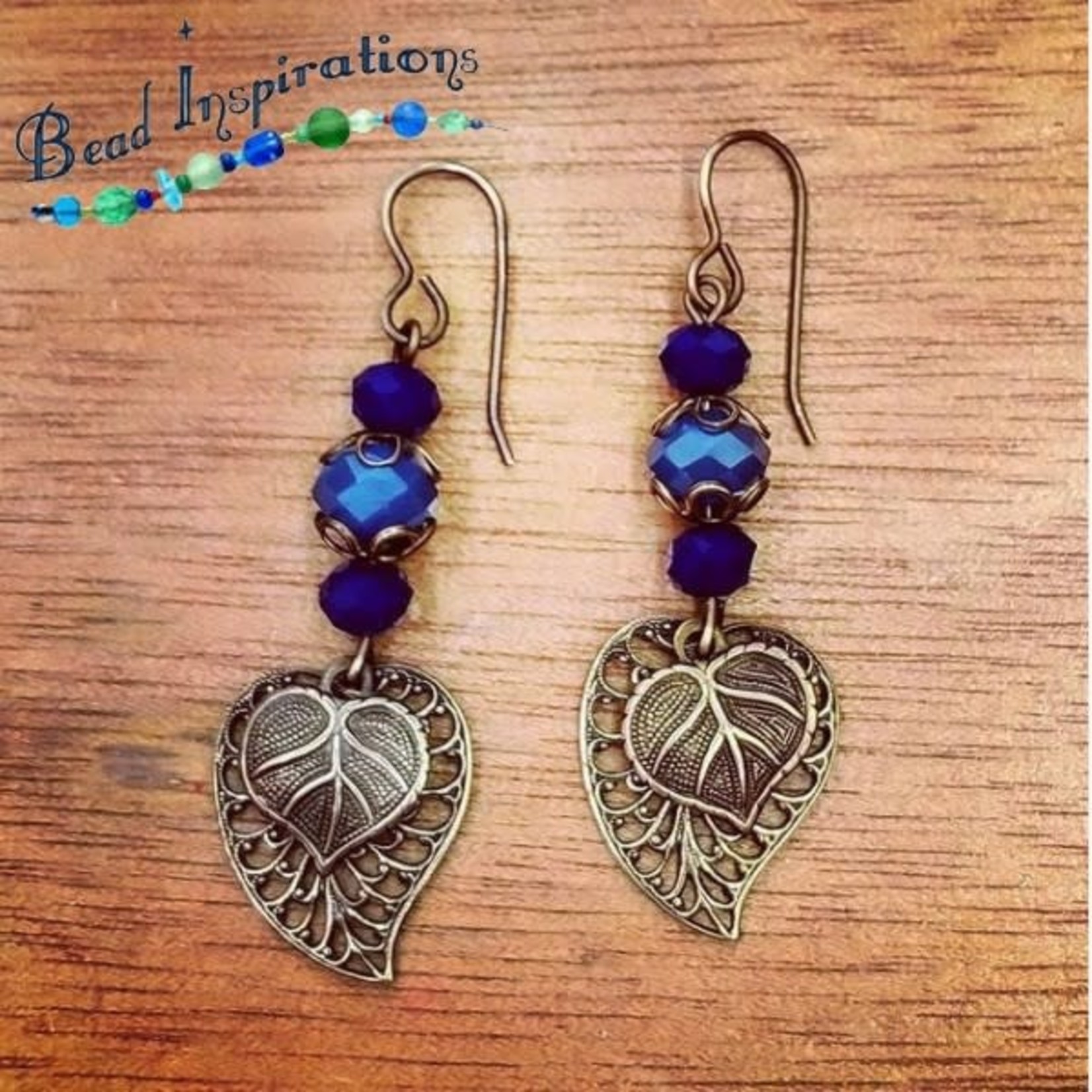 Bead Inspirations Lost In The Woods Blue Earring Kit