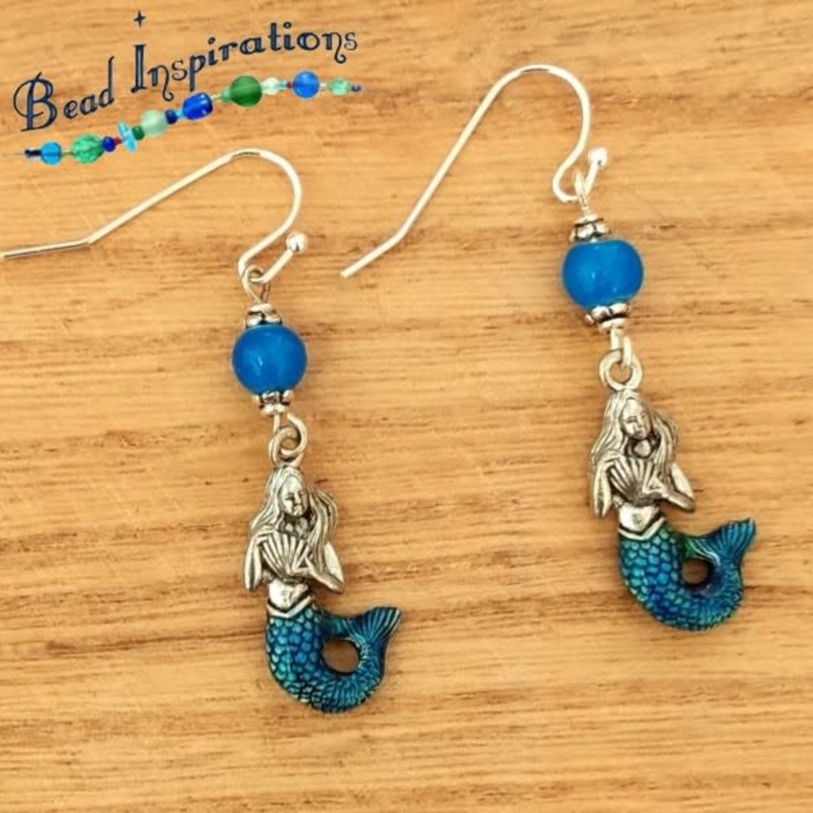 Bead Inspirations Blue Mermaid Earring Kit