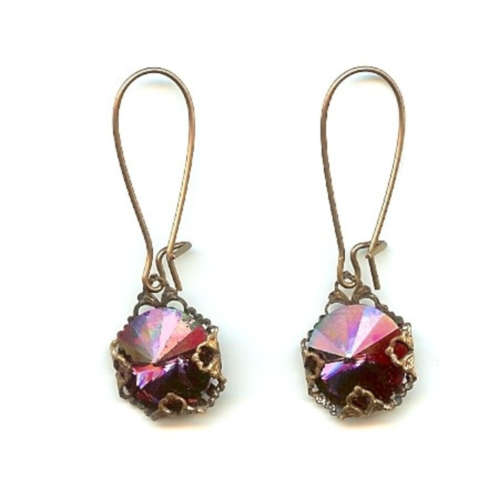 Bead Inspirations Rivoli Drip Lilac Shadow Earring Kit