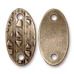 TierraCast Oval Link - Oxidized Brass Plated