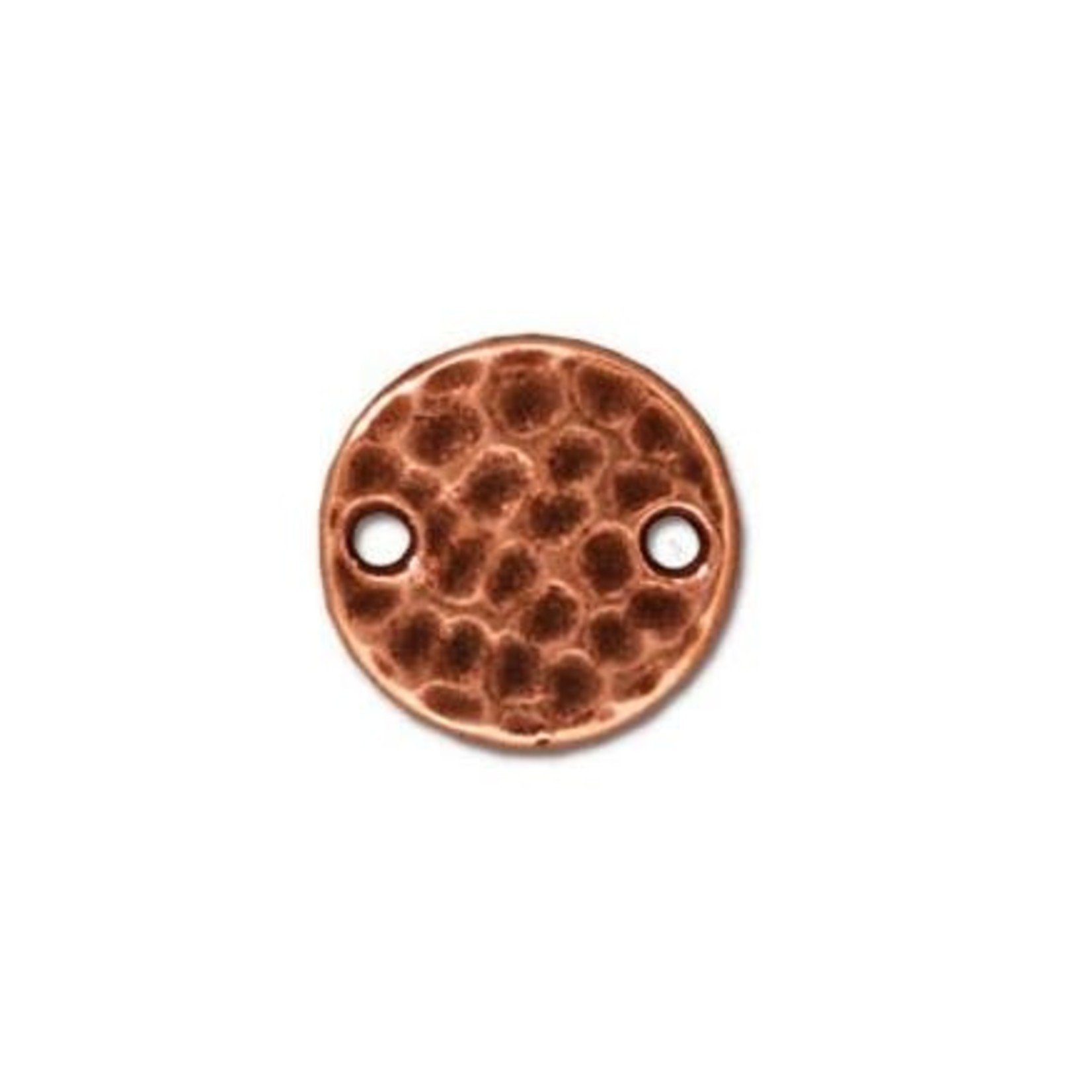 TierraCast Tierracast Antique Copper Plated Hammertone Round LInk