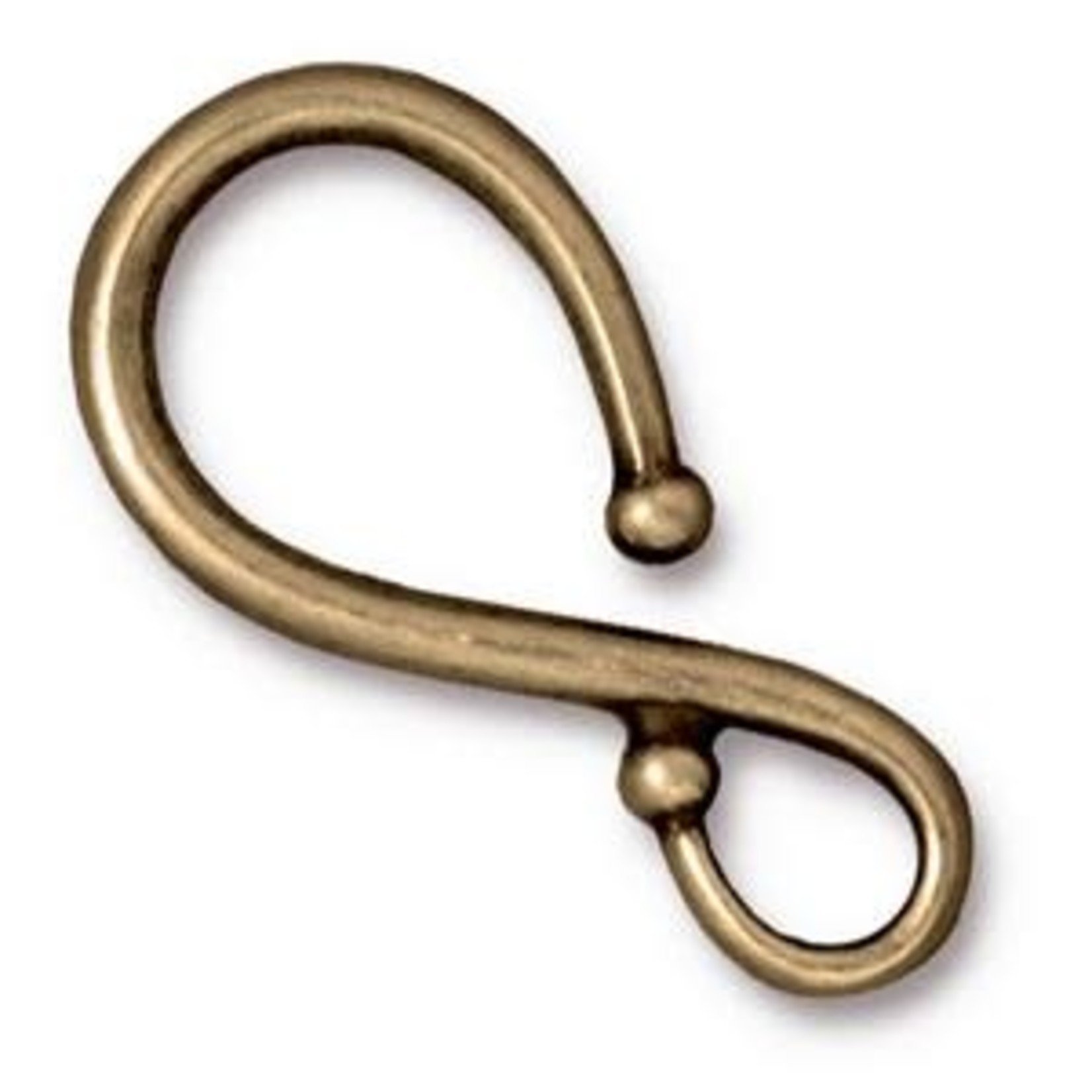 TierraCast Tierracast Oxidized Brass Plated Large Classic Hook