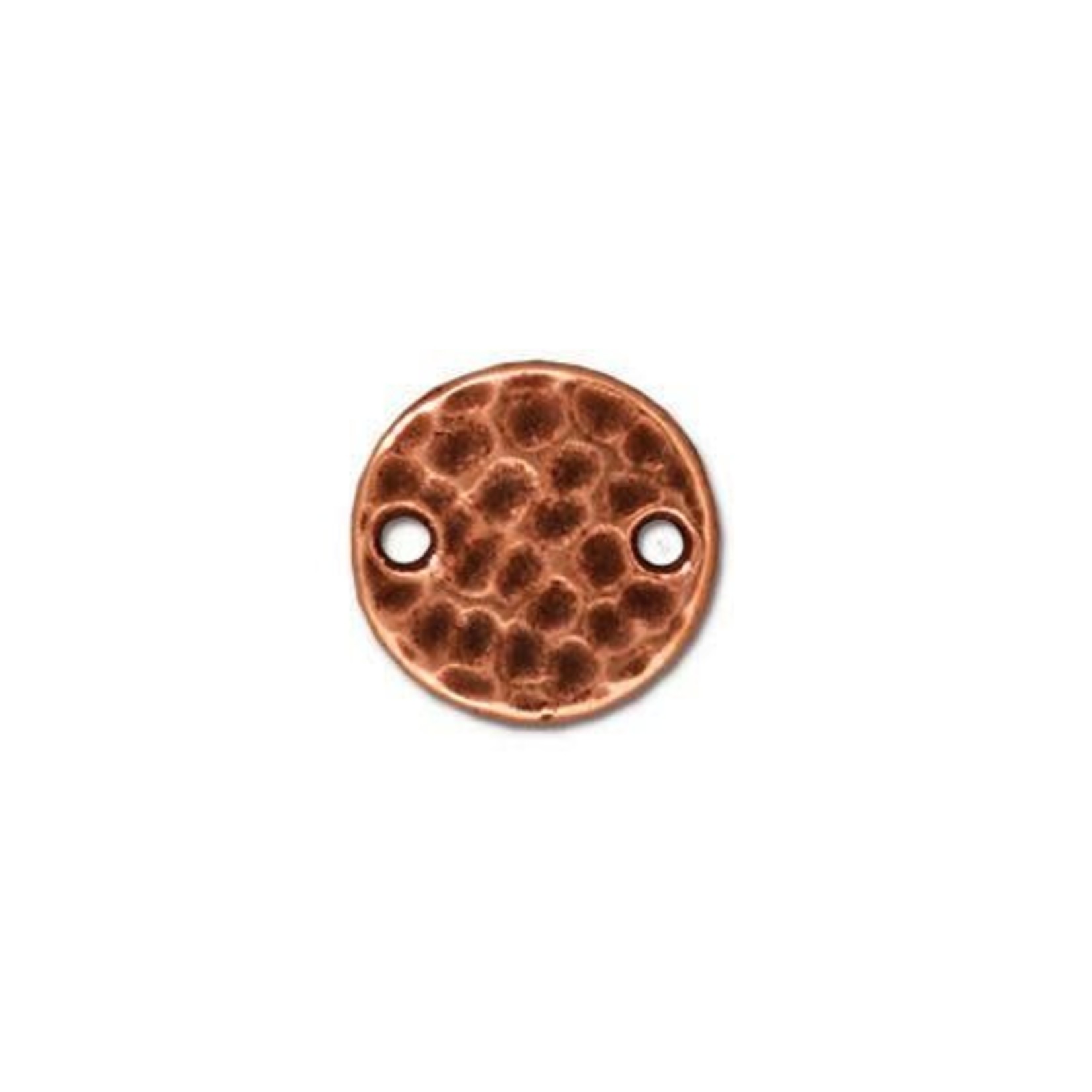 TierraCast Tierracast Antique Copper Plated Hammertone Round LInk