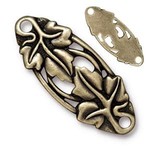 TierraCast Tierracast Oxidized Brass Plated Leaf Link