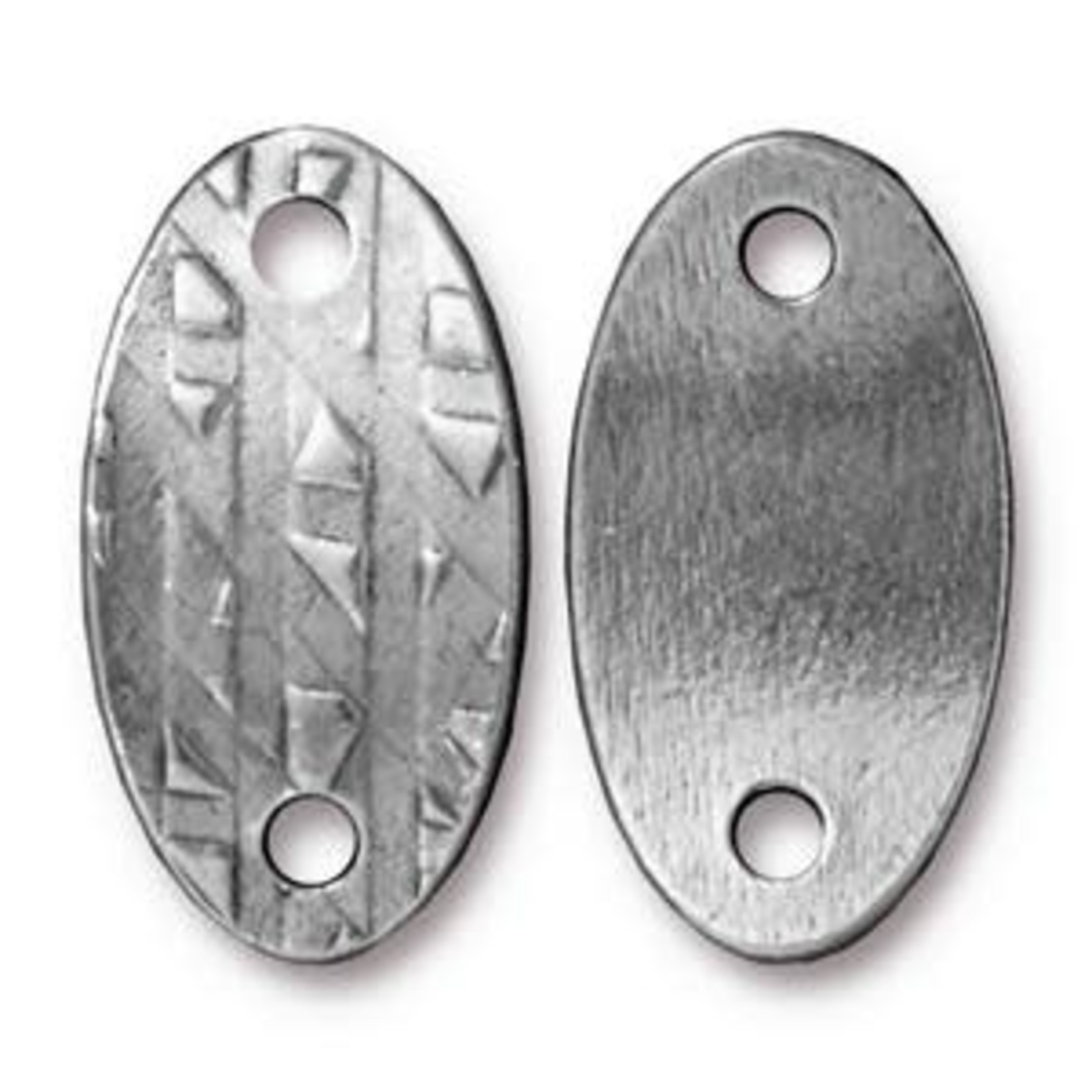 TierraCast Oval Link - Antique Pewter