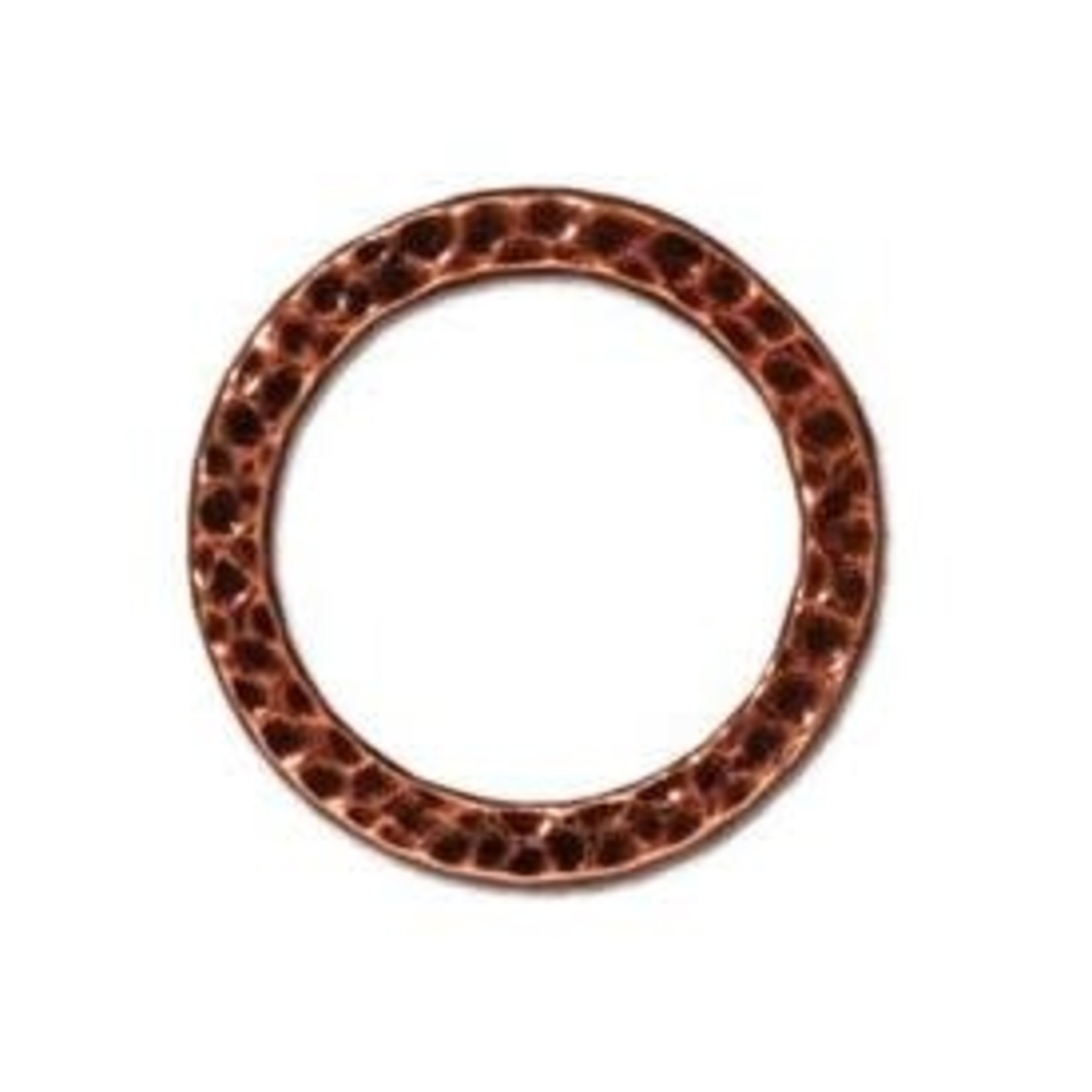 TierraCast Tierracast Antique Copper Plated Hammertone Large Ring
