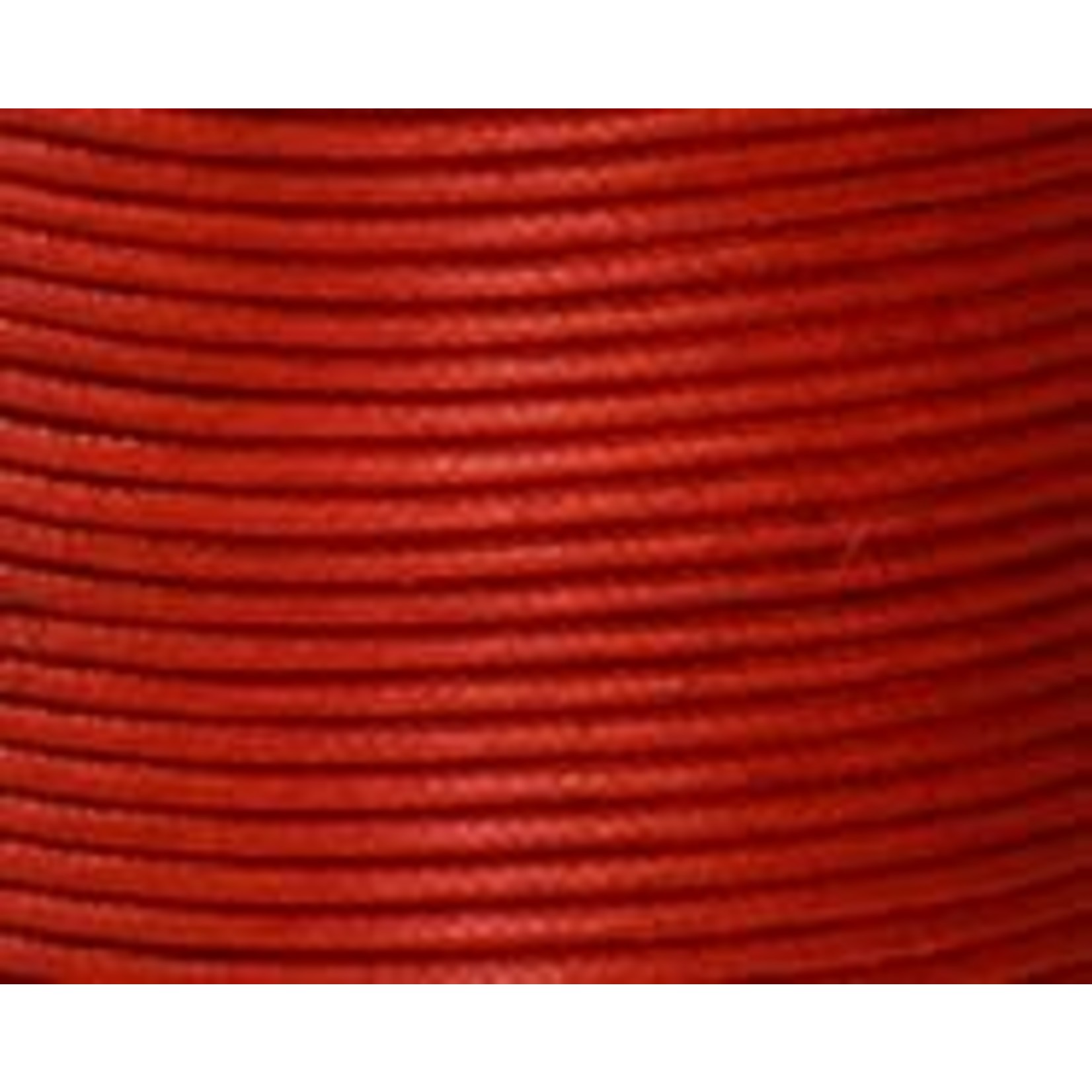 Red Waxed Cotton Cord 2mm - 1 ft