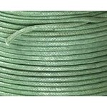 Mint Waxed Cotton Cord 2mm - 1 ft