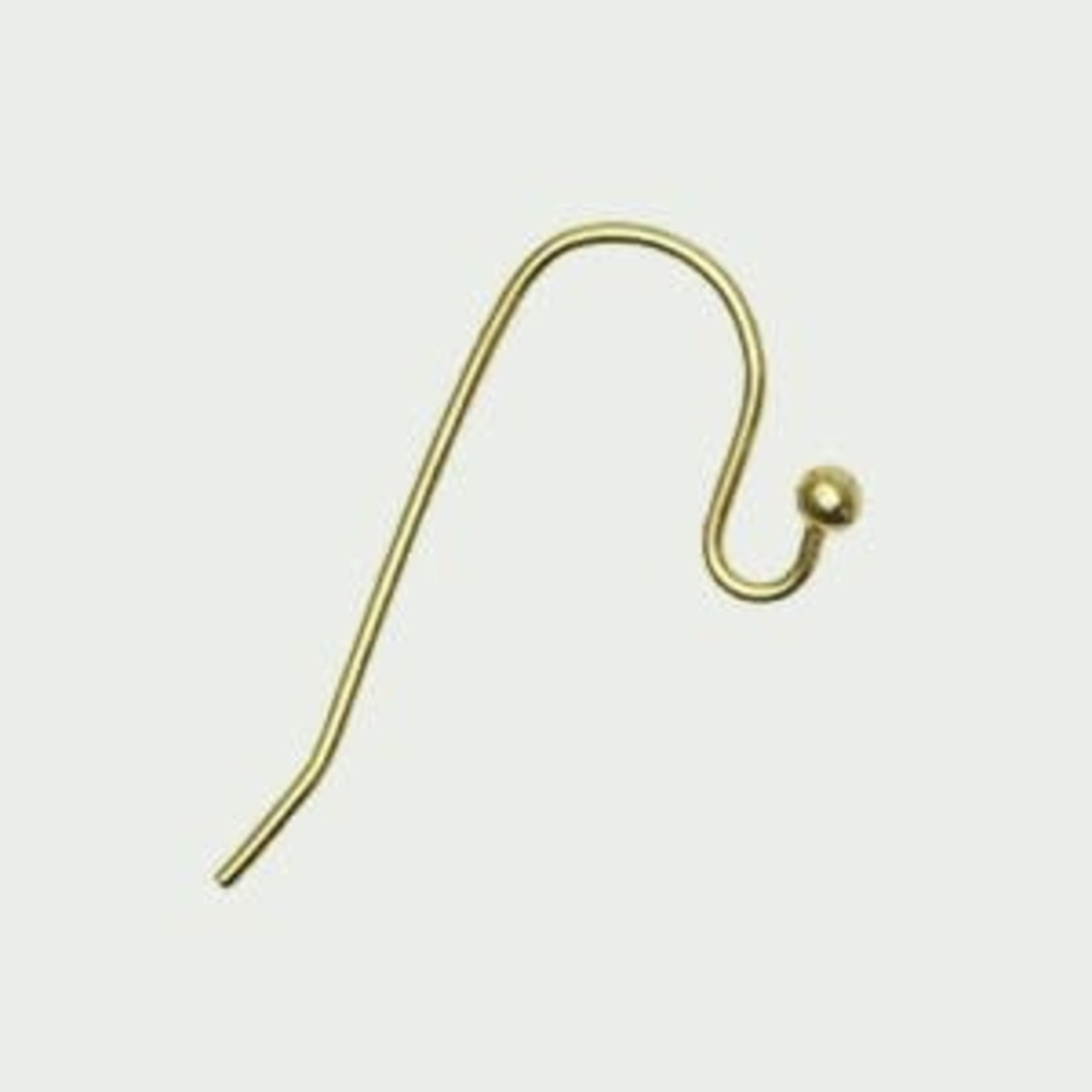 French Earwire Nickel-Free Gold Plated - 10 pieces
