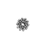 Pewter 8mm Daisy Spacer Bead