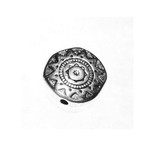 Pewter Artistic Sun Coin 18mm