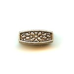 Pewter Tapered Rectangle Bead - Small