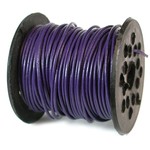 Leather 1mm Round Cord Blue-Purple - 1 foot