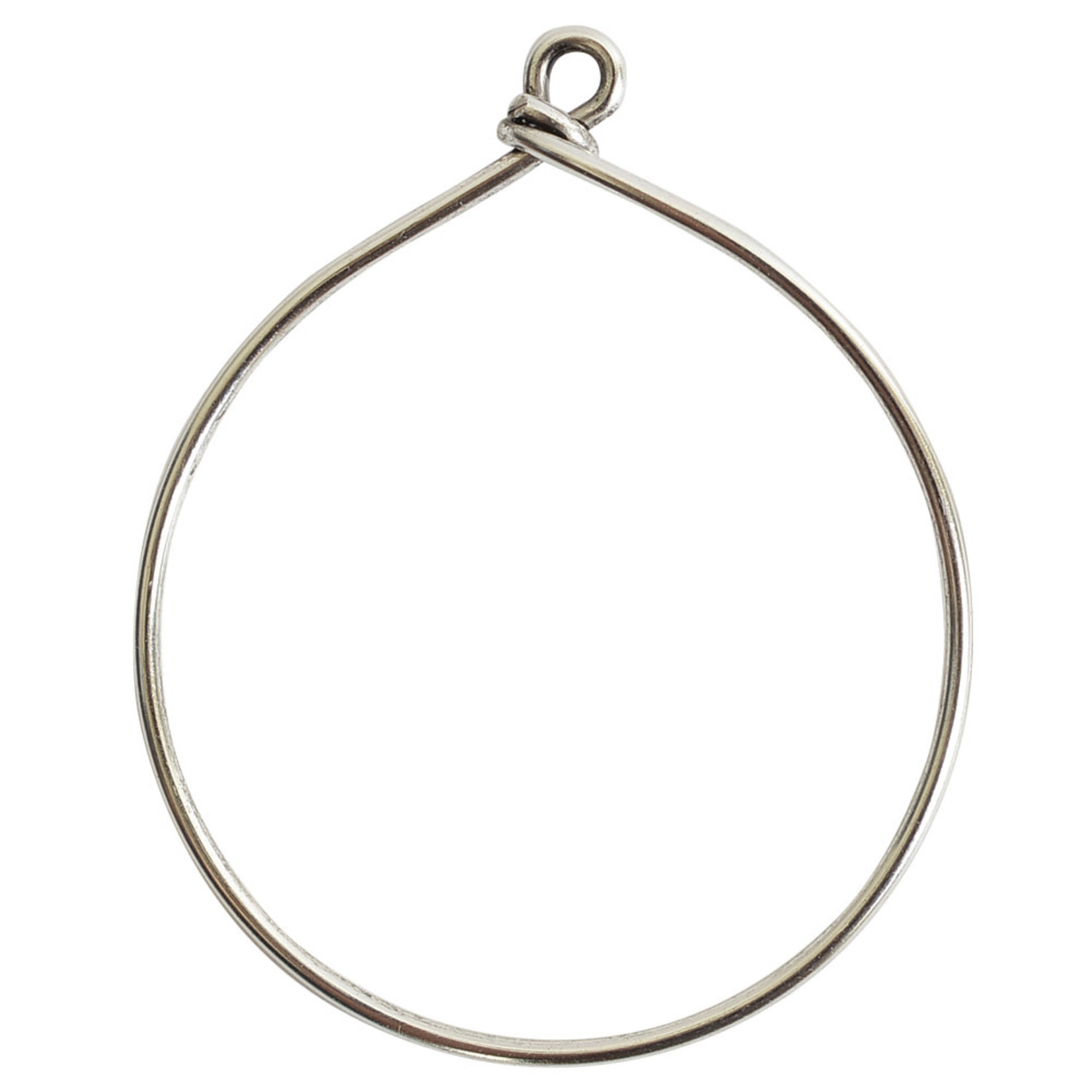 Nunn Design Nunn Design Silver Plated Wire Frame Hoop