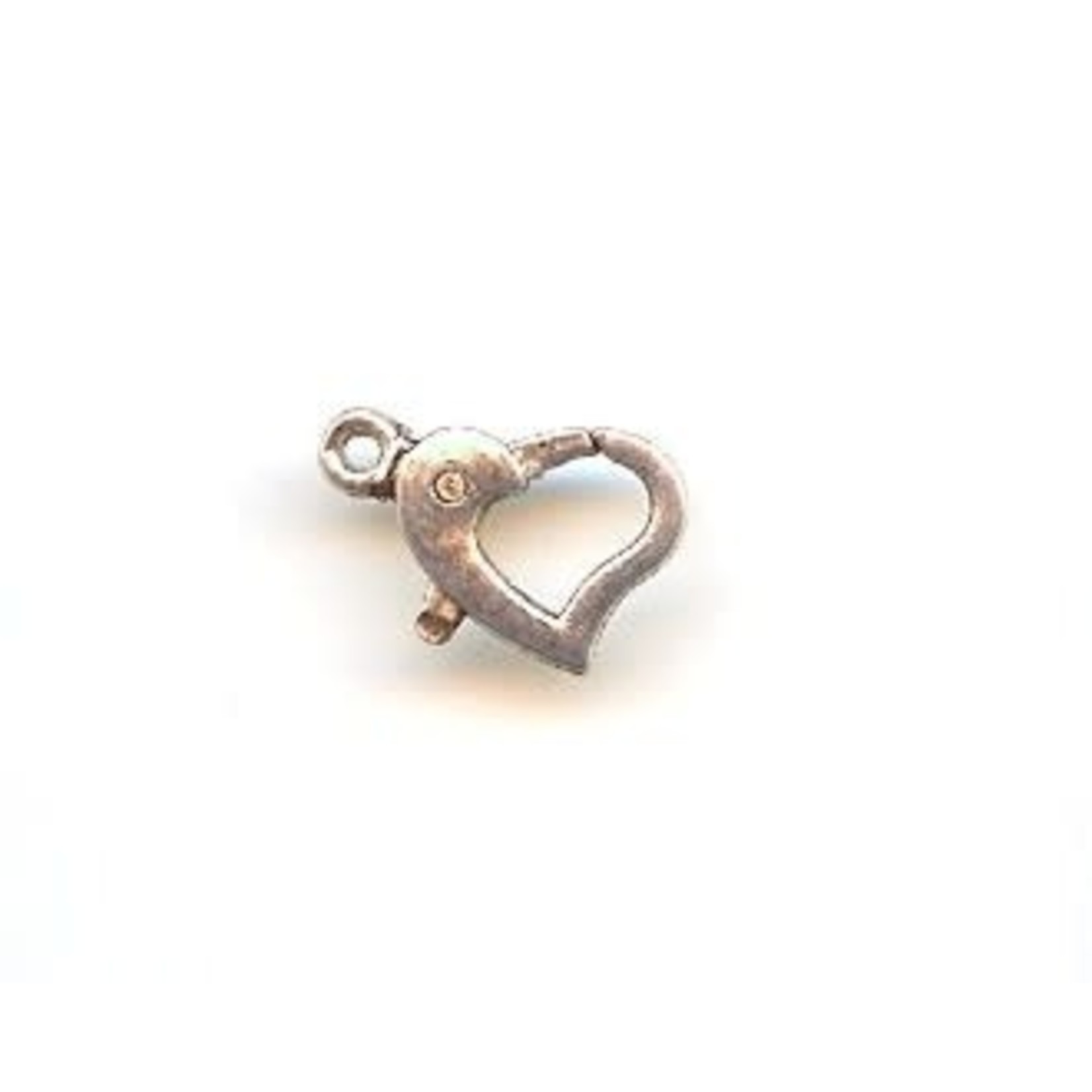 Pewter Heart Clasp
