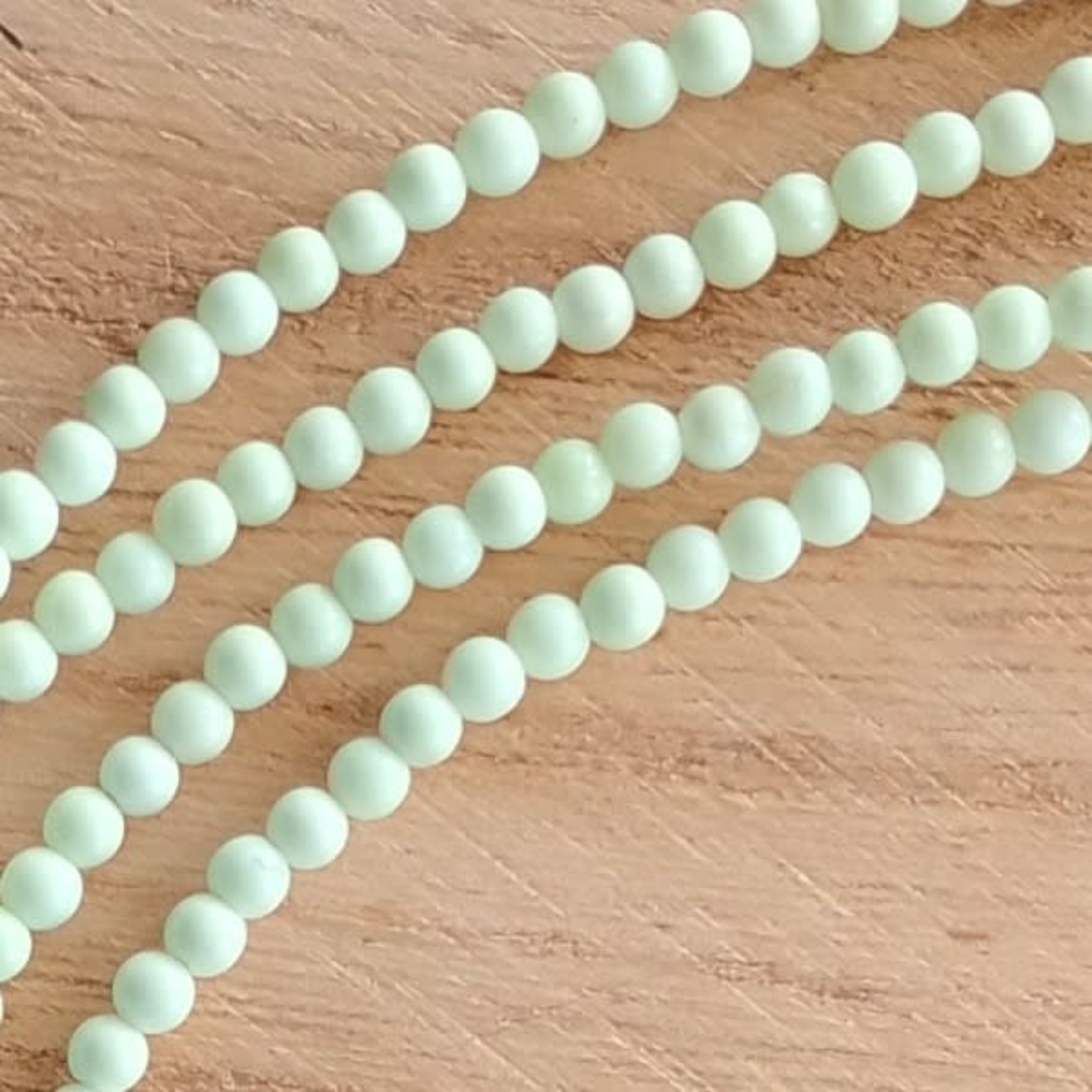 Lemon Chrysoprase 3mm Bead Strand
