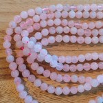 Rose Quartz Round 6mm Bead Strand