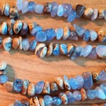 Blue Chalcedony Chips Bead Strand