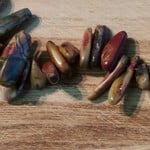 Red Creek Jasper Dagger Bead Strand